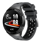 Cinturino in silicone con foro tondo a due colori, For Huawei Watch GT 2e
