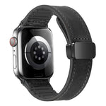 Cinturino magnetico pieghevole in pelle di silicone, For Apple Watch Series 8&7 41mm