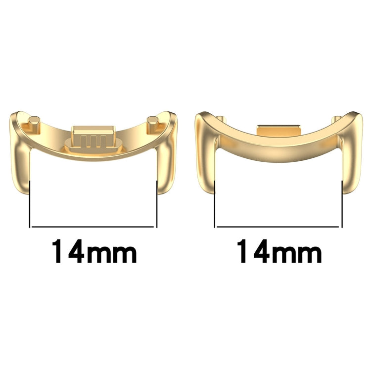 1 paio di connettori per cinturino in metallo in acciaio inossidabile, For Xiaomi Mi Band 8