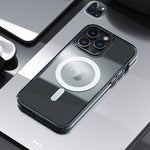 Custodia per telefono Magsafe antiurto con armatura in cristallo di rocca, For iPhone 14 Pro, For iPhone 14 Pro Max