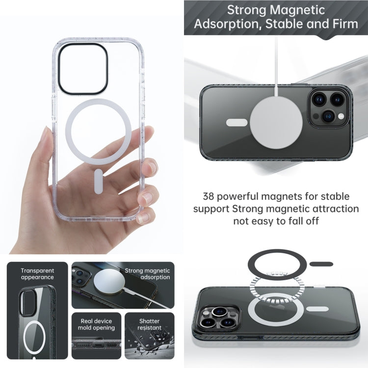 Custodia per telefono Magsafe antiurto con armatura in cristallo di rocca, For iPhone 14 Pro, For iPhone 14 Pro Max
