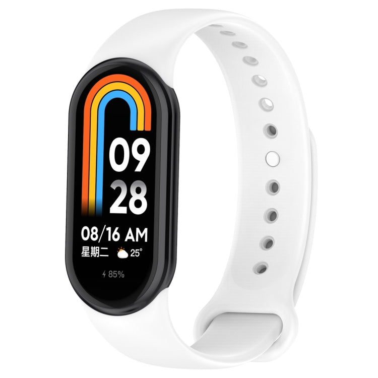 Cinturino di ricambio per spina in silicone tinta unita, For Xiaomi Mi Band 8