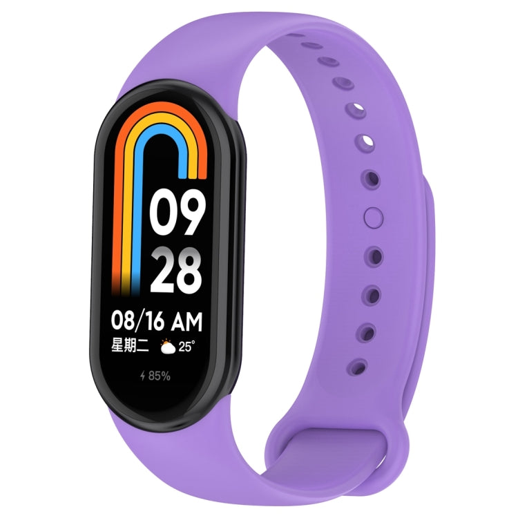 Cinturino di ricambio per spina in silicone tinta unita, For Xiaomi Mi Band 8