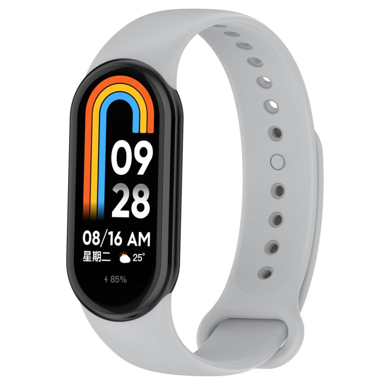 Cinturino di ricambio per spina in silicone tinta unita, For Xiaomi Mi Band 8