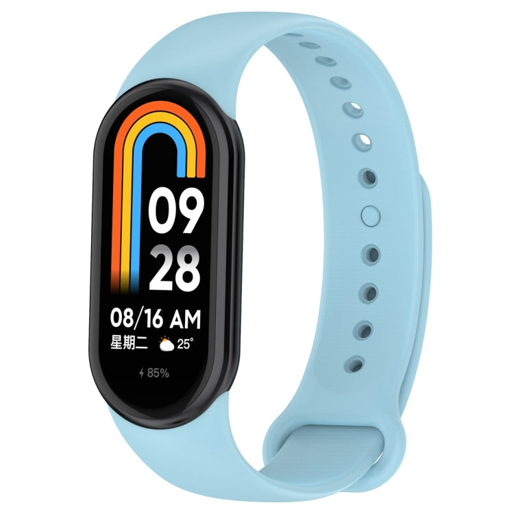 Cinturino di ricambio per spina in silicone tinta unita, For Xiaomi Mi Band 8
