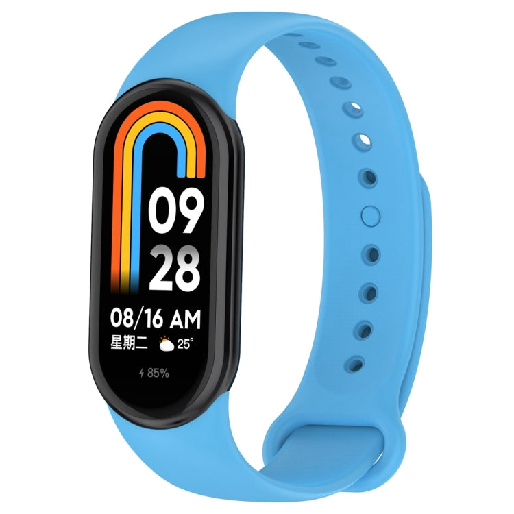 Cinturino di ricambio per spina in silicone tinta unita, For Xiaomi Mi Band 8