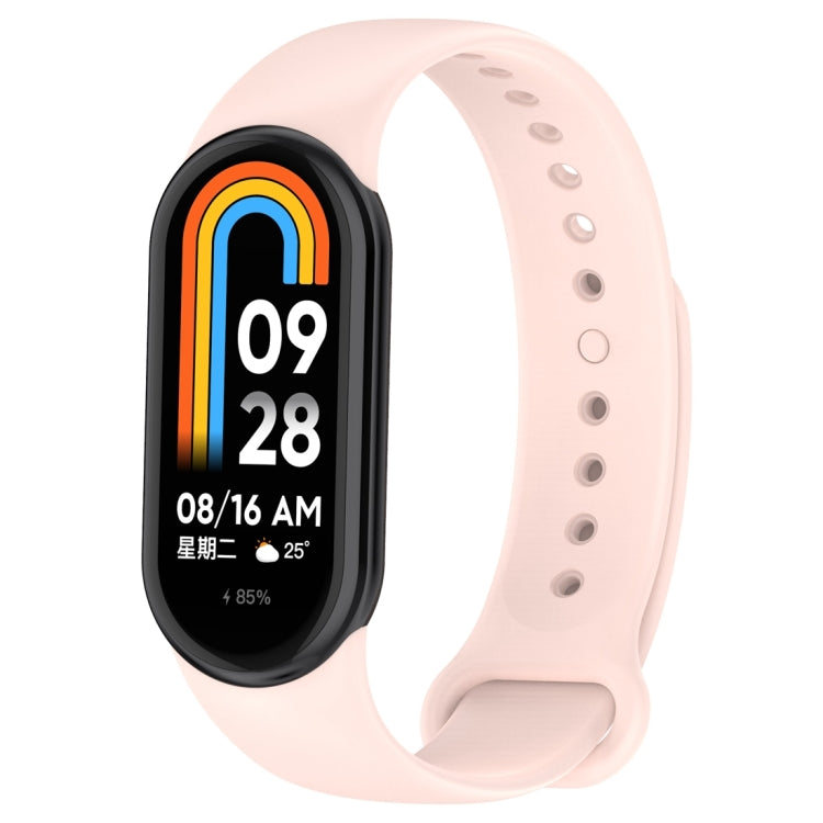 Cinturino di ricambio per spina in silicone tinta unita, For Xiaomi Mi Band 8