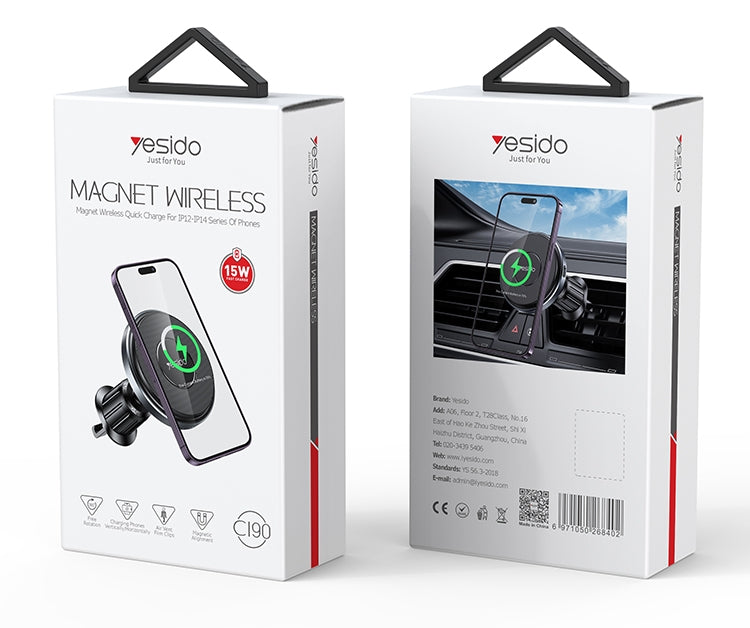 Le migliori offerte per Yesido C190 15W Magsafe Magnetic Car Air Vent Wireless Charger sono su ✓ Confronta prezzi e caratteristiche di prodotti nuovi e usati ✓ Molti articoli con consegna gratis!, C190