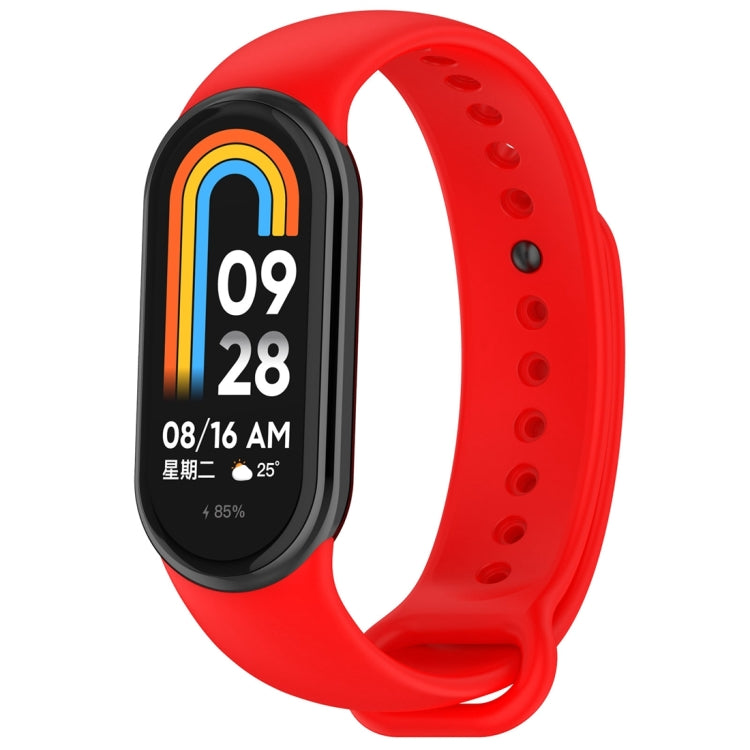 Cinturino di ricambio per spina in acciaio inossidabile tinta unita, For Xiaomi Mi Band 8