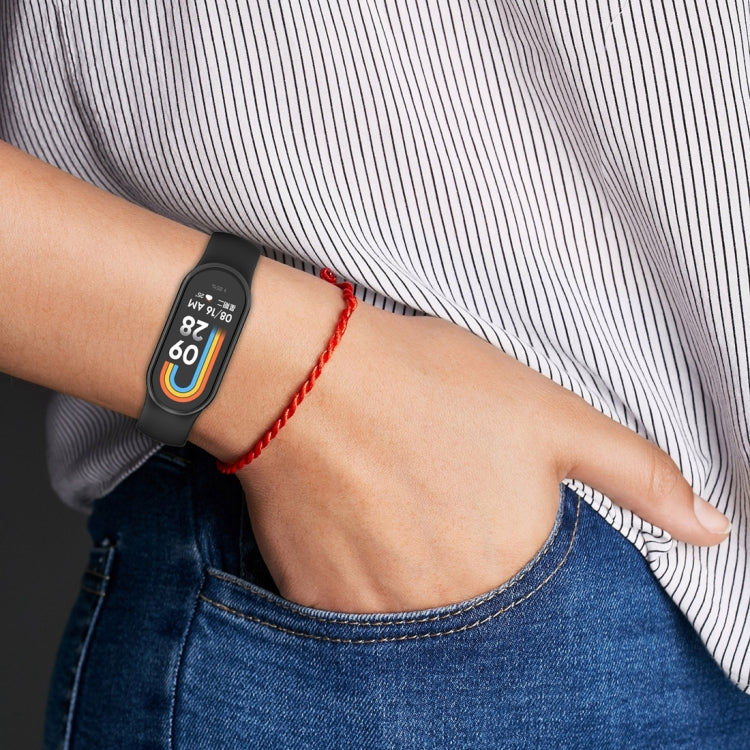Cinturino di ricambio per spina in acciaio inossidabile tinta unita, For Xiaomi Mi Band 8