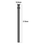 Cinturino in metallo milanese, For Xiaomi Mi Band 8