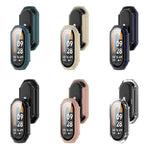 Custodia protettiva integrata per PC + vetro temperato, For Xiaomi Mi Band 8