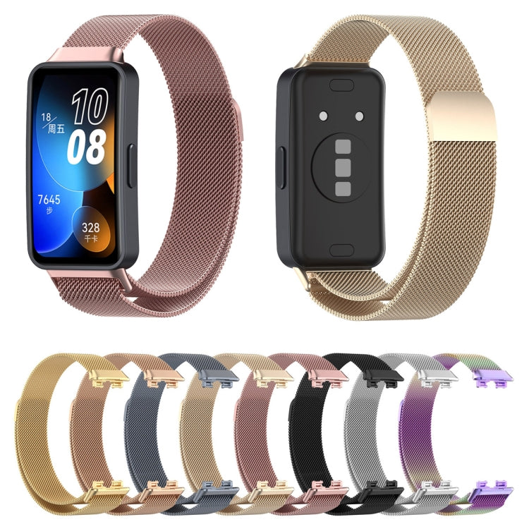 Cinturino in metallo milanese, For Huawei Band 10 / 9 / 8