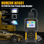 HUMZOR NC601 Strumento diagnostico strumento di scansione OBD2 per auto e camion, NC601