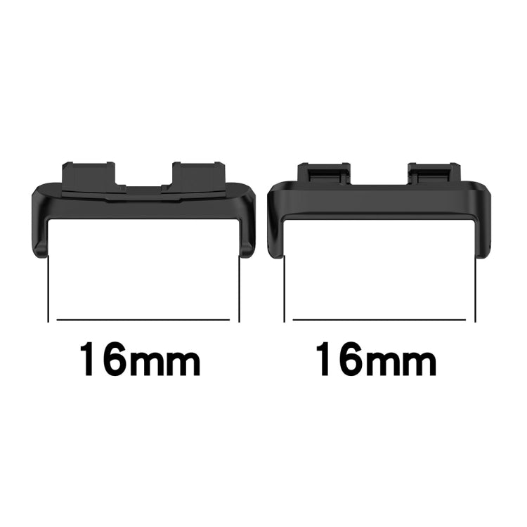 1 Pair Stainless Steel Metal Strap Connectors, For Huawei Band 8