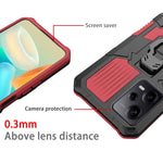 Armor Warrior PC antiurto + custodia per telefono in TPU, For Xiaomi Redmi Note 12 Pro 5G Global, For Xiaomi Redmi Note 12 4G Global, For Xiaomi Redmi Note 12 5G Global, For Xiaomi Redmi 12C