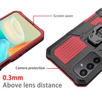 Armor Warrior PC antiurto + custodia per telefono in TPU, For Samsung Galaxy A24 4G, For Samsung Galaxy A34, For Samsung Galaxy A54