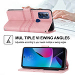 Custodia per telefono in pelle con effetto pelle a righe in rilievo, For Motorola Moto G Play 5G, For Motorola Moto G Stylus 5G 2023, For Xiaomi Redmi Note 12 5G Global, For Xiaomi Redmi Note 12 Pro 5G Global