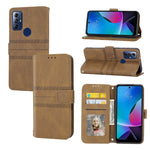 Custodia per telefono in pelle con effetto pelle a righe in rilievo, For Motorola Moto G Play 5G, For Motorola Moto G Stylus 5G 2023, For Xiaomi Redmi Note 12 5G Global, For Xiaomi Redmi Note 12 Pro 5G Global