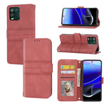 Custodia per telefono in pelle con effetto pelle a righe in rilievo, For Motorola Moto G Play 5G, For Motorola Moto G Stylus 5G 2023, For Xiaomi Redmi Note 12 5G Global, For Xiaomi Redmi Note 12 Pro 5G Global