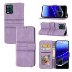 Custodia per telefono in pelle con effetto pelle a righe in rilievo, For Motorola Moto G Play 5G, For Motorola Moto G Stylus 5G 2023, For Xiaomi Redmi Note 12 5G Global, For Xiaomi Redmi Note 12 Pro 5G Global