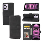 Custodia per telefono in pelle con effetto pelle a righe in rilievo, For Motorola Moto G Play 5G, For Motorola Moto G Stylus 5G 2023, For Xiaomi Redmi Note 12 5G Global, For Xiaomi Redmi Note 12 Pro 5G Global