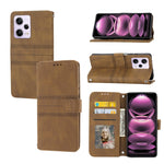Custodia per telefono in pelle con effetto pelle a righe in rilievo, For Redmi Note 12 Pro+ 5G Global, For Xiaomi Redmi Note 12 4G Global, For Xiaomi Redmi 12C, For Samsung Galaxy S23 5G