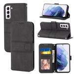 Custodia per telefono in pelle con effetto pelle a righe in rilievo, For Redmi Note 12 Pro+ 5G Global, For Xiaomi Redmi Note 12 4G Global, For Xiaomi Redmi 12C, For Samsung Galaxy S23 5G
