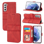 Custodia per telefono in pelle con effetto pelle a righe in rilievo, For Samsung Galaxy S23+ 5G, For Samsung Galaxy S23 Ultra 5G, For Samsung Galaxy A14 5G, For Samsung Galaxy A34 5G