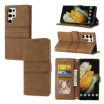Custodia per telefono in pelle con effetto pelle a righe in rilievo, For Samsung Galaxy S23+ 5G, For Samsung Galaxy S23 Ultra 5G, For Samsung Galaxy A14 5G, For Samsung Galaxy A34 5G