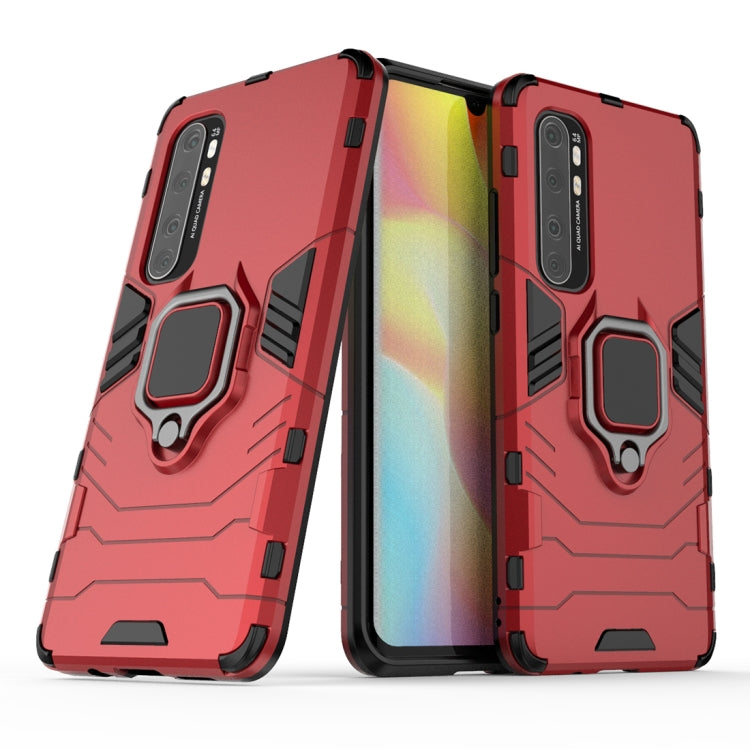 Custodia protettiva anticaduta per PC + TPU con supporto per anello, For Xiaomi Mi Note 10 Lite