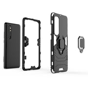 Custodia protettiva anticaduta per PC + TPU con supporto per anello, For Xiaomi Mi Note 10 Lite