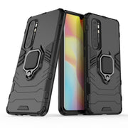 Custodia protettiva anticaduta per PC + TPU con supporto per anello, For Xiaomi Mi Note 10 Lite