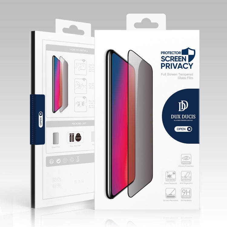 5 pezzi DUX DUCIS 0,33 mm 9H Pellicola in vetro temperato HD anti-spia ad alto contenuto di alluminio, For iPhone 13 mini, For iPhone 12 / 12 Pro, For iPhone 12 mini, For iPhone 12 Pro Max, For iPhone SE 2022 / 2020 / 7 / 8, For iPhone 7 Plus / 8 Plus ...