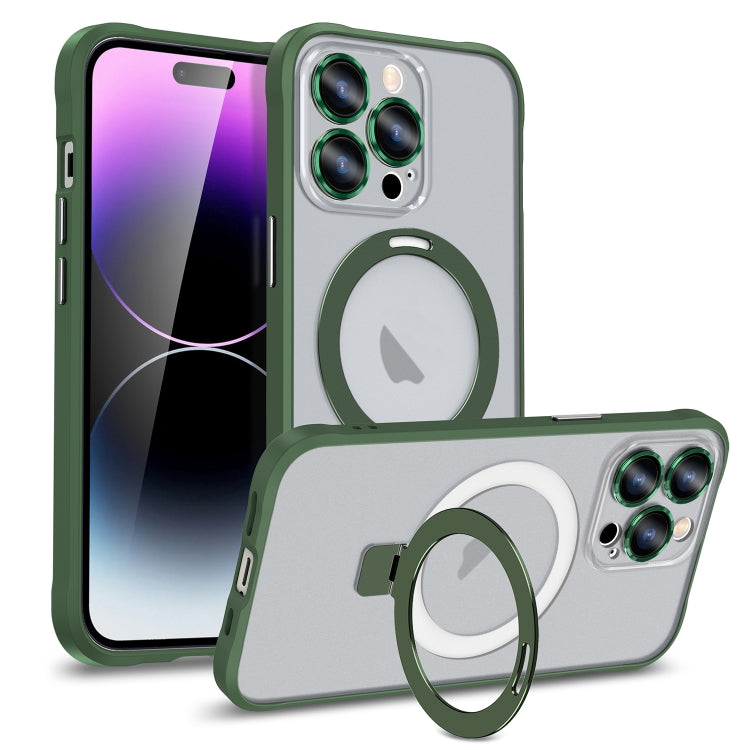 Custodia per telefono con supporto magnetico MagSafe serie Metal Eyes, For iPhone 14, For iPhone 14 Plus, For iPhone 14 Pro, For iPhone 14 Pro Max