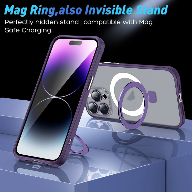 Custodia per telefono con supporto magnetico MagSafe serie Metal Eyes, For iPhone 14, For iPhone 14 Plus, For iPhone 14 Pro, For iPhone 14 Pro Max