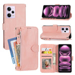 Custodia per cellulare in pelle con cerniera in pelle d'olio, For Redmi Note 12 5G Global, For Redmi Note 12 Pro 5G Global, For Redmi Note 12 Pro+ Global, For Redmi Note 12 4G Global