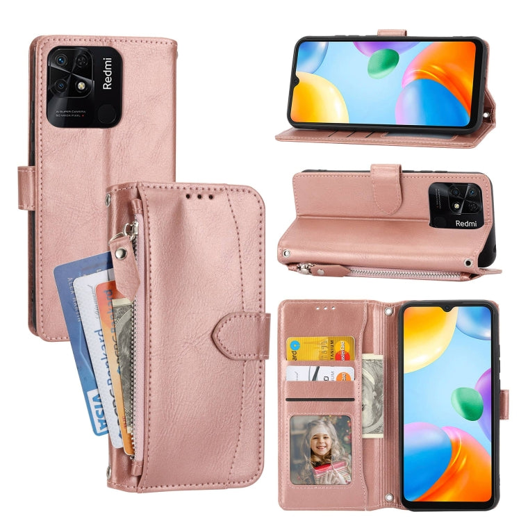 Custodia per cellulare in pelle con cerniera in pelle d'olio, For Xiaomi Redmi 12C, For Samsung Galaxy S23 5G, For Samsung Galaxy S23+ 5G, For Samsung Galaxy S23 Ultra 5G
