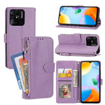 Custodia per cellulare in pelle con cerniera in pelle d'olio, For Xiaomi Redmi 12C, For Samsung Galaxy S23 5G, For Samsung Galaxy S23+ 5G, For Samsung Galaxy S23 Ultra 5G