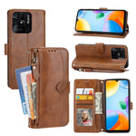 Custodia per cellulare in pelle con cerniera in pelle d'olio, For Xiaomi Redmi 12C, For Samsung Galaxy S23 5G, For Samsung Galaxy S23+ 5G, For Samsung Galaxy S23 Ultra 5G