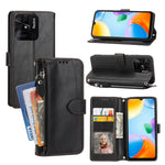 Custodia per cellulare in pelle con cerniera in pelle d'olio, For Xiaomi Redmi 12C, For Samsung Galaxy S23 5G, For Samsung Galaxy S23+ 5G, For Samsung Galaxy S23 Ultra 5G