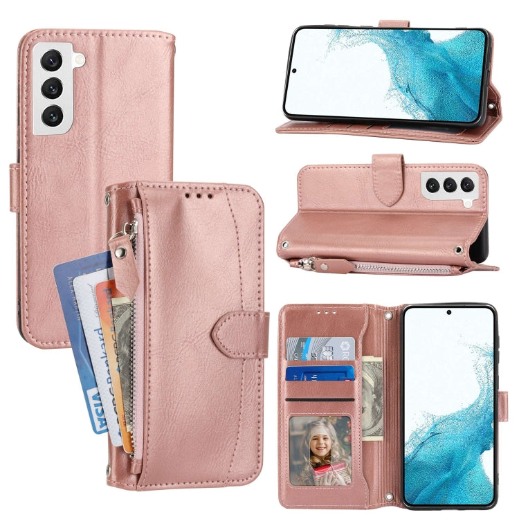 Custodia per cellulare in pelle con cerniera in pelle d'olio, For Xiaomi Redmi 12C, For Samsung Galaxy S23 5G, For Samsung Galaxy S23+ 5G, For Samsung Galaxy S23 Ultra 5G