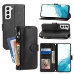 Custodia per cellulare in pelle con cerniera in pelle d'olio, For Xiaomi Redmi 12C, For Samsung Galaxy S23 5G, For Samsung Galaxy S23+ 5G, For Samsung Galaxy S23 Ultra 5G