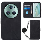 Custodia per cellulare in pelle con flip in rilievo 3D a tracolla, For OnePlus Ace 2 5G / 11R 5G, For Honor Magic5 Pro, For Motorola Moto G Stylus 5G 2023, For Nokia C02 TA-1522