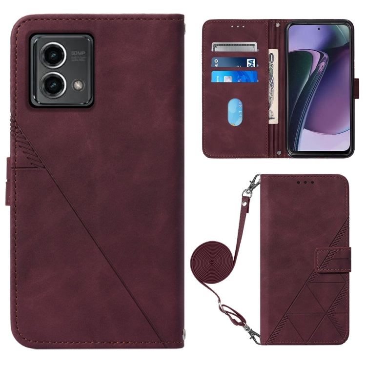 Custodia per cellulare in pelle con flip in rilievo 3D a tracolla, For OnePlus Ace 2 5G / 11R 5G, For Honor Magic5 Pro, For Motorola Moto G Stylus 5G 2023, For Nokia C02 TA-1522