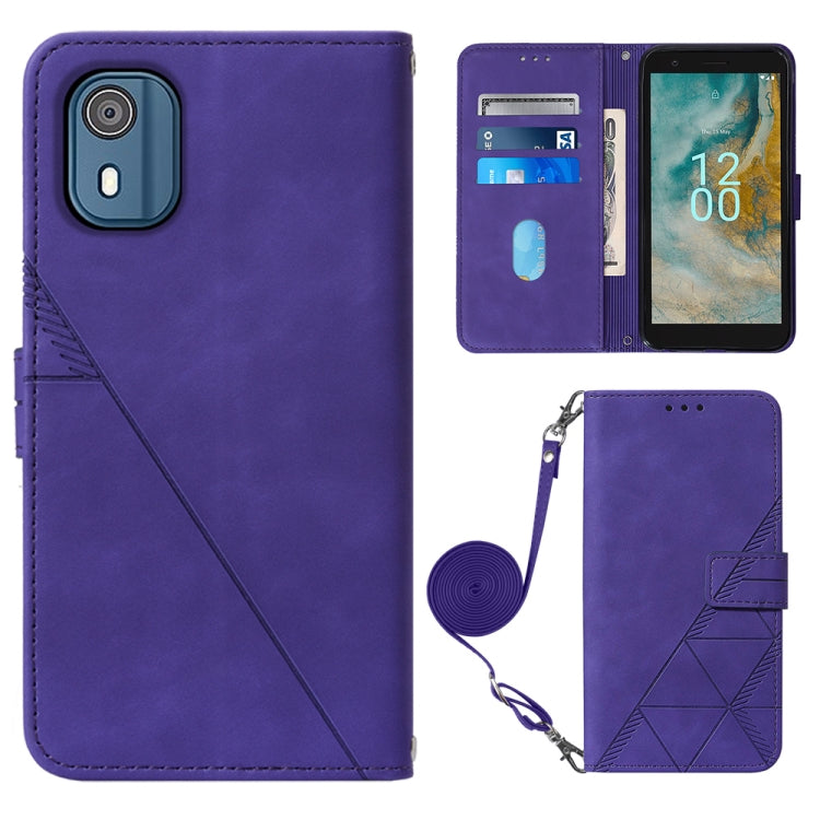Custodia per cellulare in pelle con flip in rilievo 3D a tracolla, For OnePlus Ace 2 5G / 11R 5G, For Honor Magic5 Pro, For Motorola Moto G Stylus 5G 2023, For Nokia C02 TA-1522