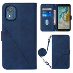 Custodia per cellulare in pelle con flip in rilievo 3D a tracolla, For OnePlus Ace 2 5G / 11R 5G, For Honor Magic5 Pro, For Motorola Moto G Stylus 5G 2023, For Nokia C02 TA-1522