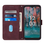 Custodia per cellulare in pelle con flip in rilievo 3D a tracolla, For Nokia C12, For Nokia C22, For Nokia C32 TA-1534, For Nokia G22