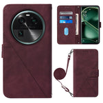 Custodia per cellulare in pelle con flip in rilievo 3D a tracolla, For OPPO Find X6, For OPPO Find X6 Pro, For OPPO Reno8 T 5G / A1 Pro 5G Global, For Realme 10 4G