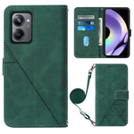Custodia per cellulare in pelle con flip in rilievo 3D a tracolla, For Realme 10 Pro 5G, For Realme 10 Pro+ 5G, For Realme C55, For Realme GT Neo 5  5G / GT 3